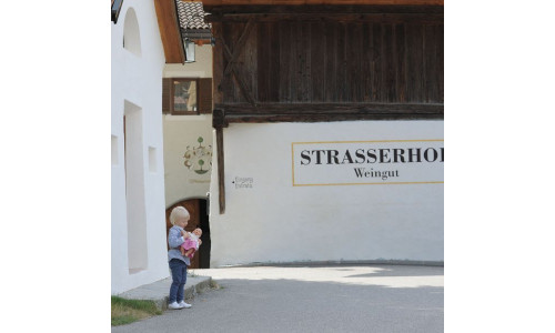 Un'immagine della cantina Strasserhof di Varna in Alto Adige Valle Isarco